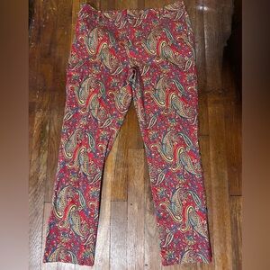 Ralph Lauren Multicolor Paisley Pants